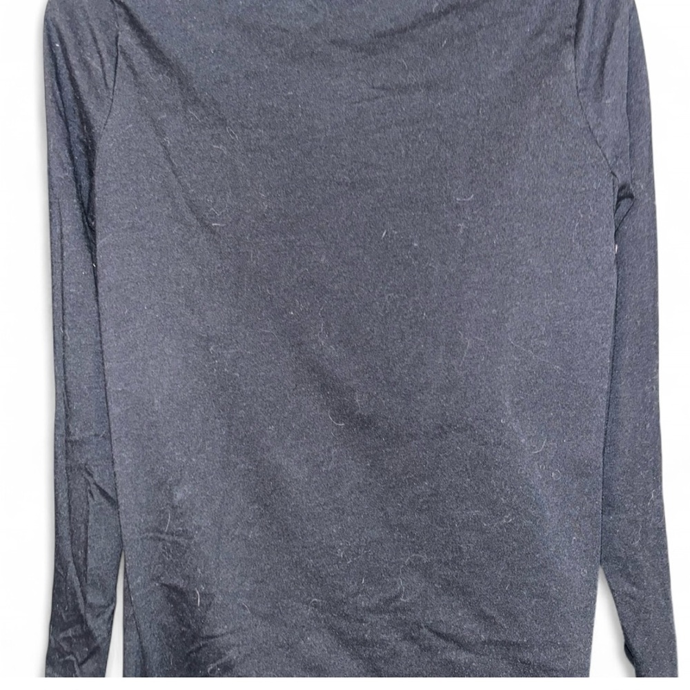 Cat & Jack Black Long Sleeve Shirt with Narwhal and Cup Design - Picture 4 of 4